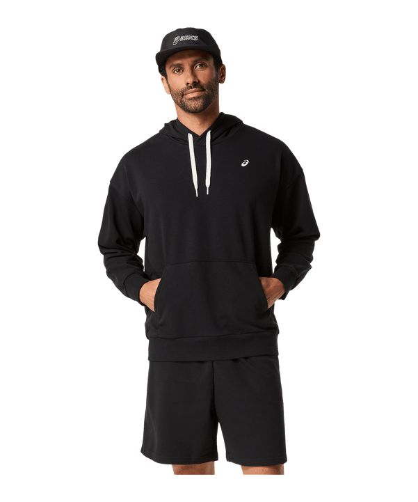 ASICS French Terry Relaxed Hoody Schwarz
