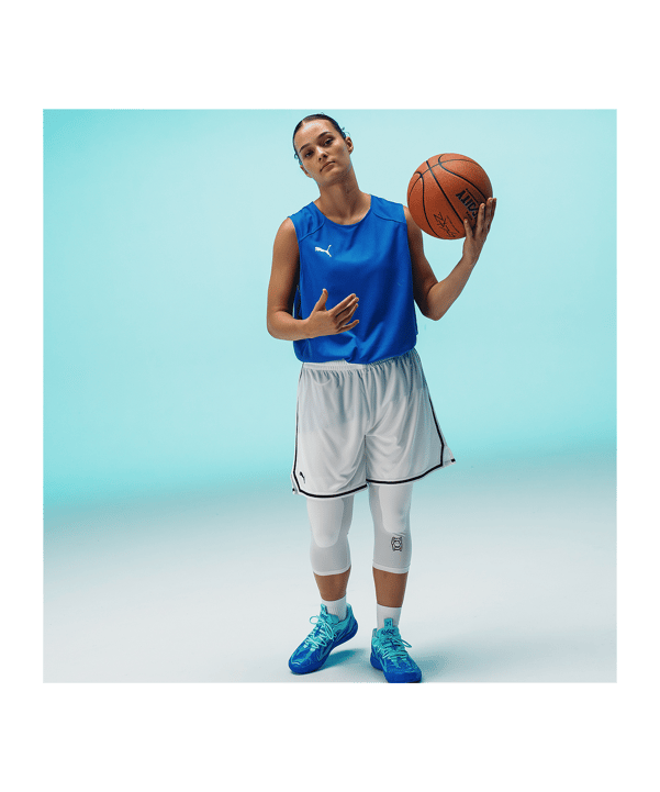 PUMA Hoops Team Game Short Weiss F02 - weiss