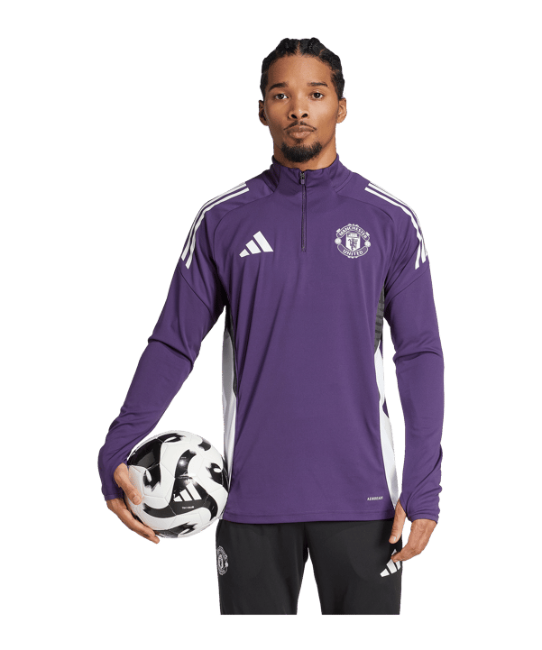 adidas Manchester United Training Sweatshirt Lila - lila