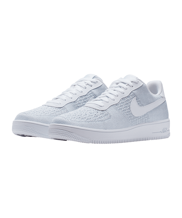 Nike Air Force 1 Flyknit 2.0 Sneaker Weiss F100 - weiss