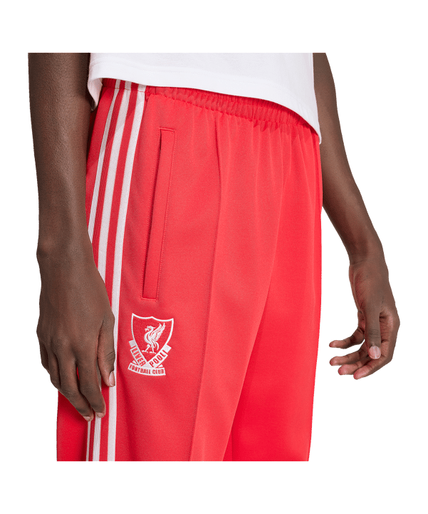 adidas Orginals FC Liverpool Track Hose Rot - rot
