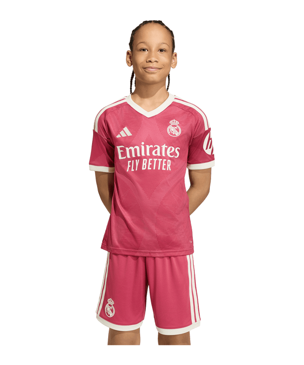 adidas Real Madrid Maillot 3rd 2026/2027 Enfants Rose - rose