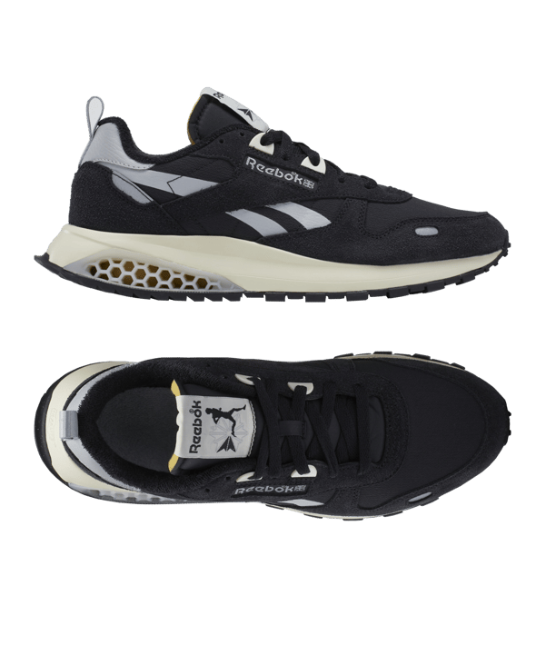 Reebok Classic CL Leather Hexalite (LOW) Schwarz - schwarz
