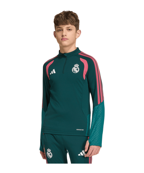 adidas Real Madrid Tiro26 Competition Felpa Bambini Verde - verde