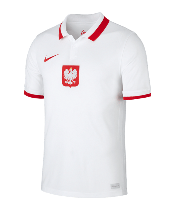 Nike Polen Trikot Home EM 2020 Kids Weiss F100 - weiss