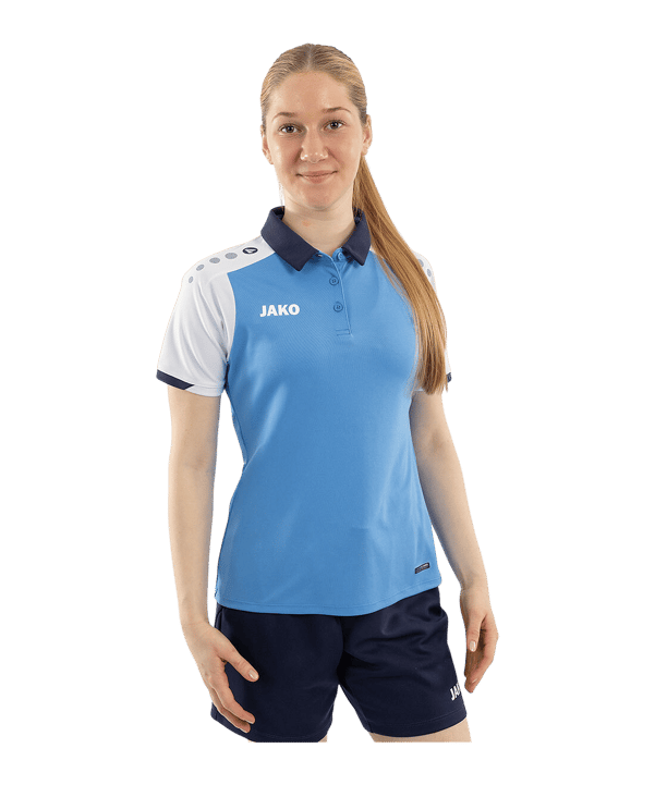 JAKO Dynamic Polo Damen Blau F431 - blau