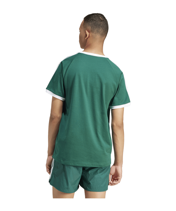 adidas Originals Adicolor 3-Stripes T-Shirt Grün - gruen