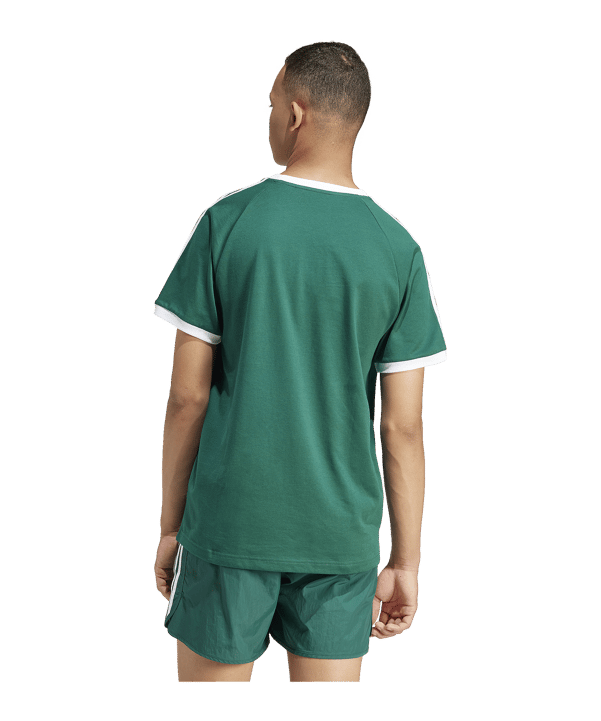 adidas Originals Adicolor 3-Stripes T-Shirt Grün - gruen