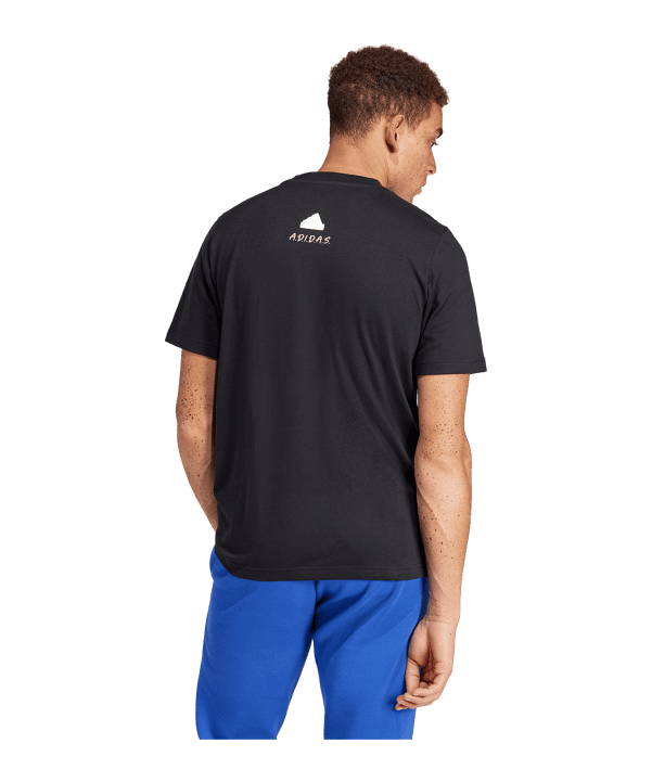 adidas All Day T-Shirt Schwarz - schwarz