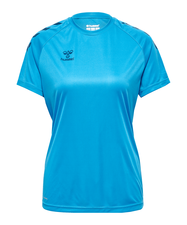 Hummel hmlCORE XK Poly T-Shirt Damen Blau F8729 - blau