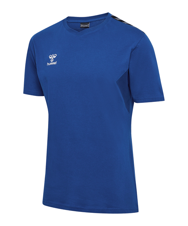 Hummel hmlAUTHENTIC CO T-Shirt Blau F7045 - blau