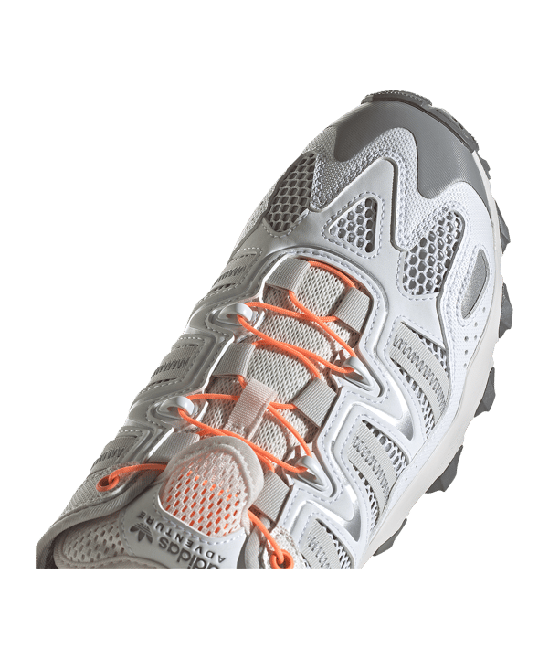 adidas Originals Hyperturf Weiss Grau Orange - weiss