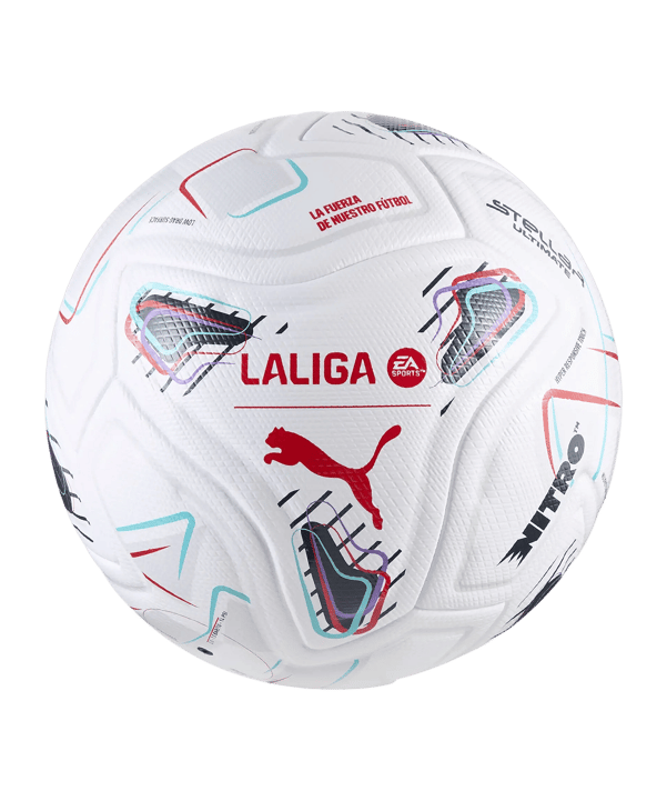 PUMA STELLAR NITRO Ultimate LaLiga Pro Wedstrijdbal Wit K01 - wit