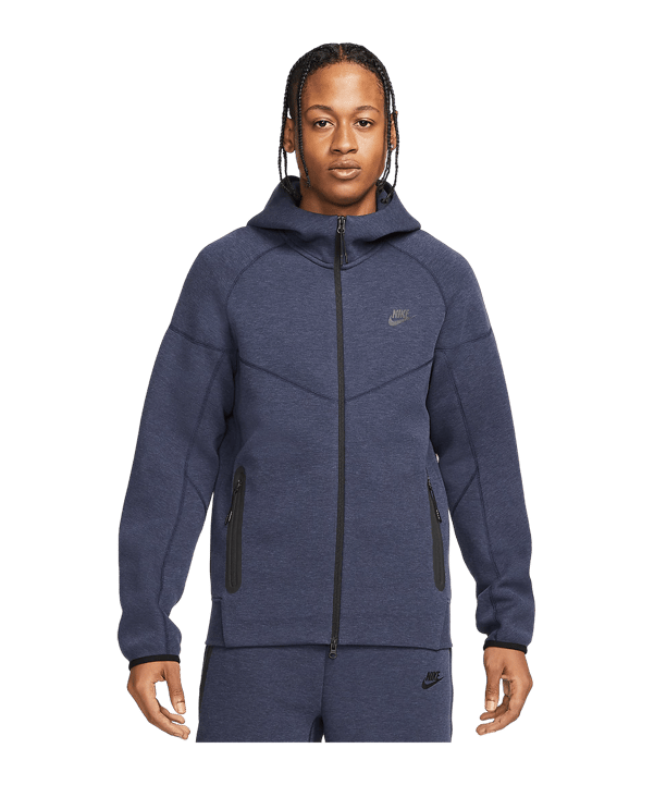 Nike Tech Fleece Windrunner Jacke Blau F473 T - blau