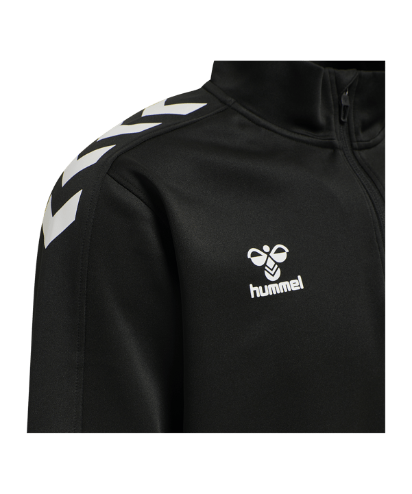 Hummel hmlCORE XK HalfZip Sweatshirt Schwarz F2001 - schwarz