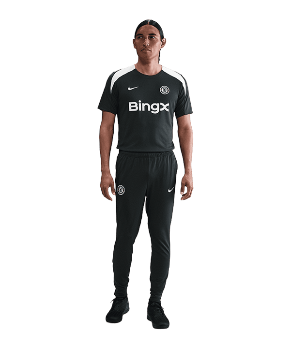 Nike FC Chelsea London Trainingshose Grün F349 - gruen