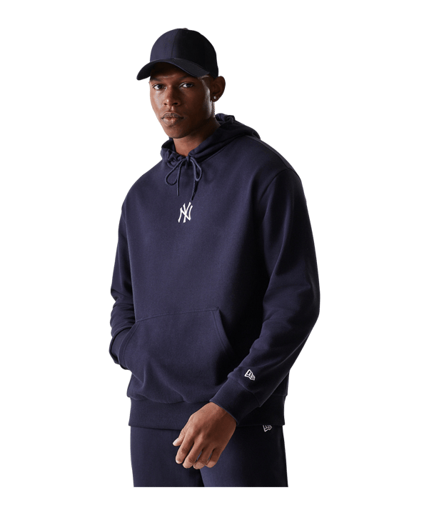 New Era New York Yankees Midi League Essential Sweatshirt à capuche Bleu - bleu