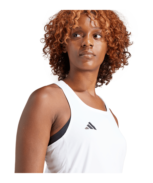 adidas Adizero Tanktop Damen Weiss - weiss