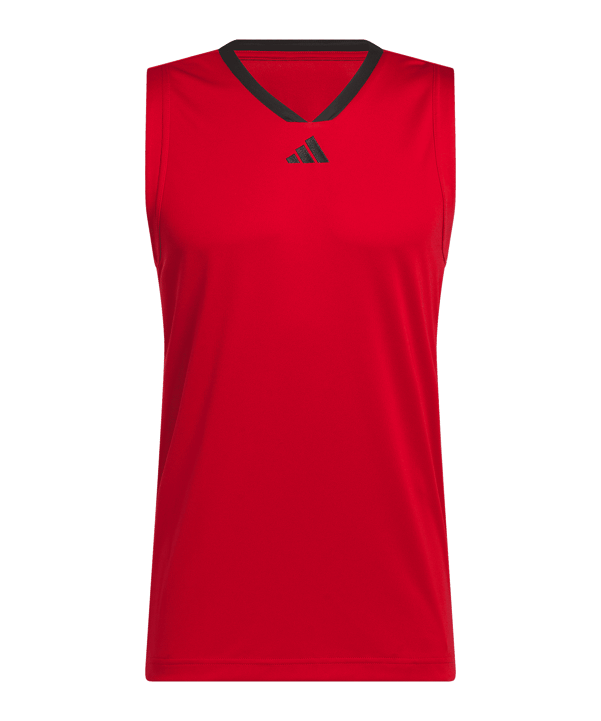 adidas Legends 3 Stripes Tanktop Rot - rot