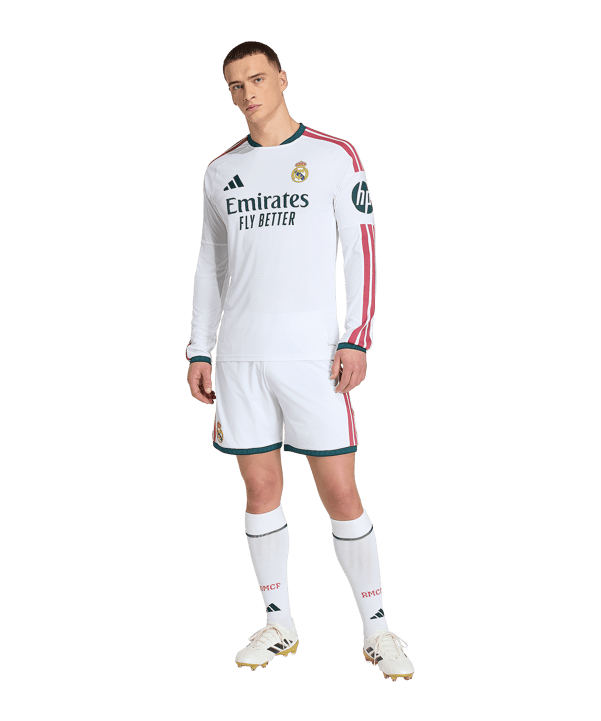 adidas Real Madrid Authentic Shirt met lange mouwen Home 2026/2027 Wit - wit
