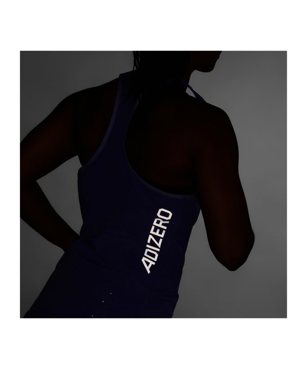 adidas Adizero Tanktop Damen Blau - blau