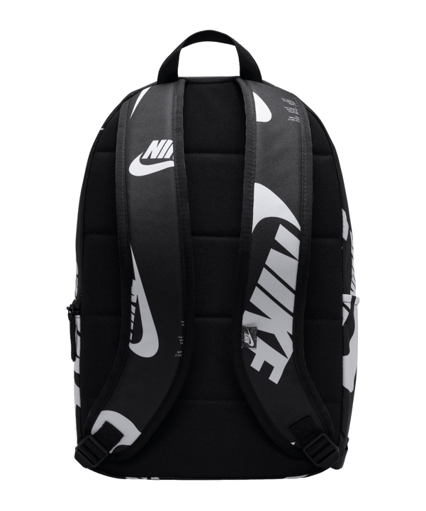 Nike Heritage Rucksack Schwarz Weiss Rot F010 - schwarz