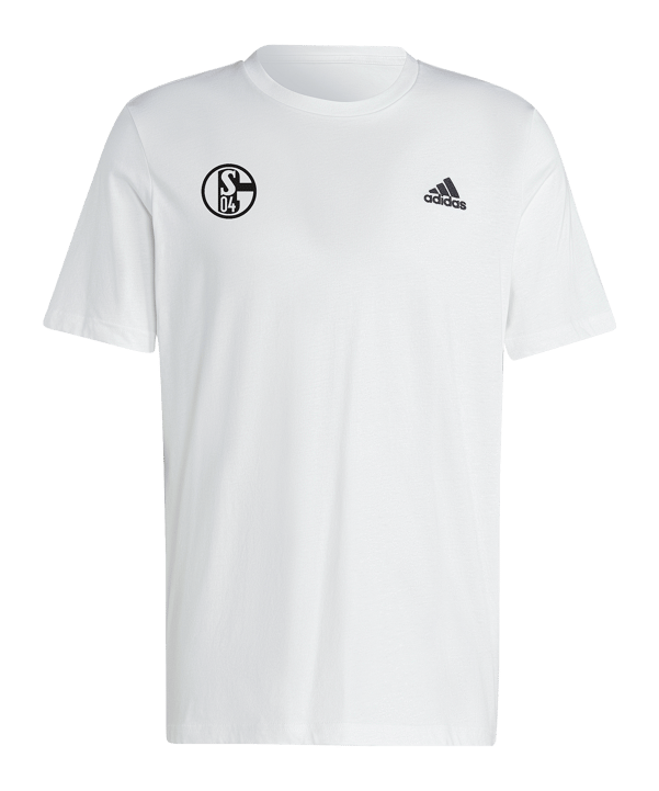 adidas FC Schalke 04 T-Shirt Weiss - weiss