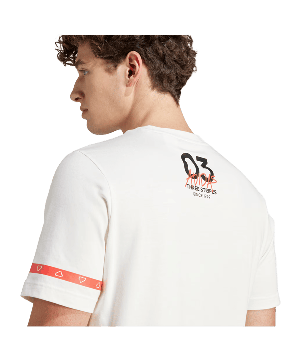 adidas T-Shirt Weiß - weiss