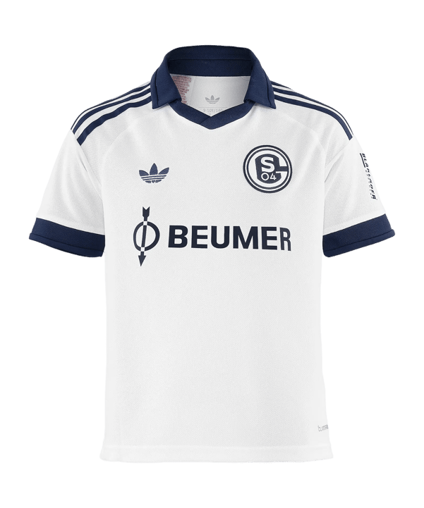 adidas Originals FC Schalke 04 Trikot Away 2026/2027 Kids Weiß - weiss