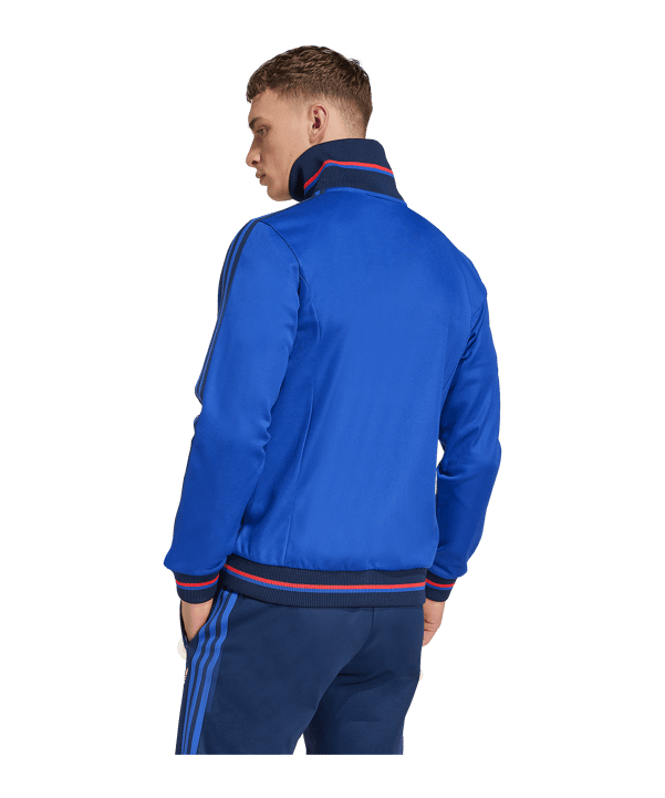 adidas Olympique Lyon 75 TT Trainingsjacke Blau - blau