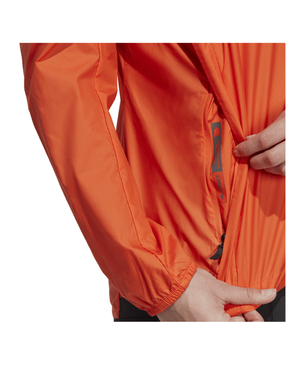 adidas Terrex Multi Wind Jacke Damen Orange - orange