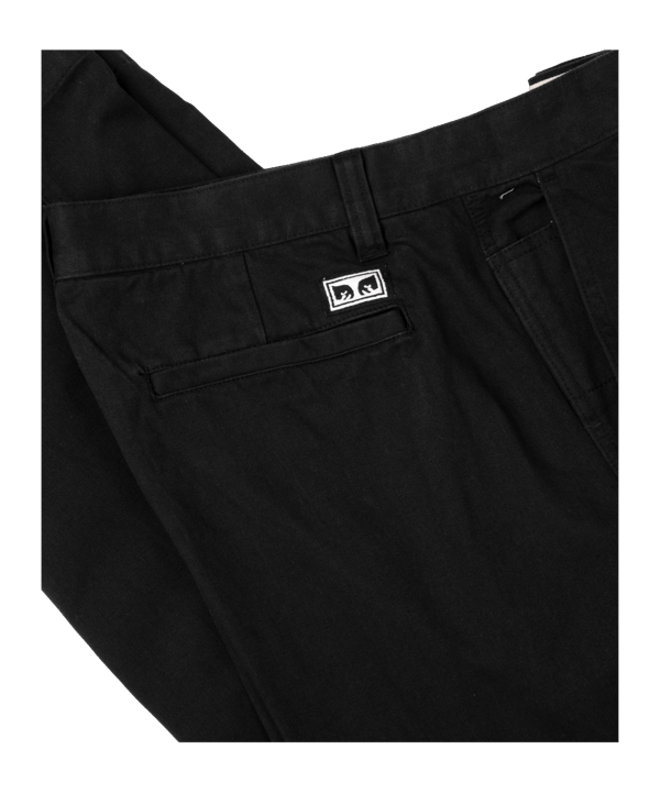Obey Estate Hose Schwarz - schwarz