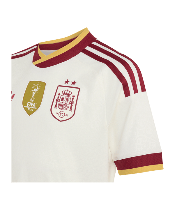 adidas RFEF Spagna Winner Maglietta Away 2026 Bambini Bianco - bianco