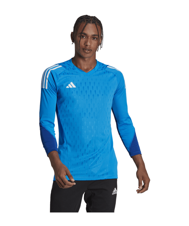 adidas Tiro 23 Pro Torwarttrikot Langarm Blau - blau