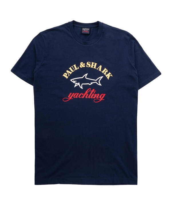 Paul & Shark Knitted T-Shirt Blau - blau