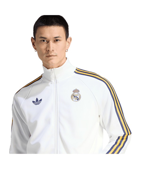 adidas Real Madrid OG TT Jacke Weiß - weiss