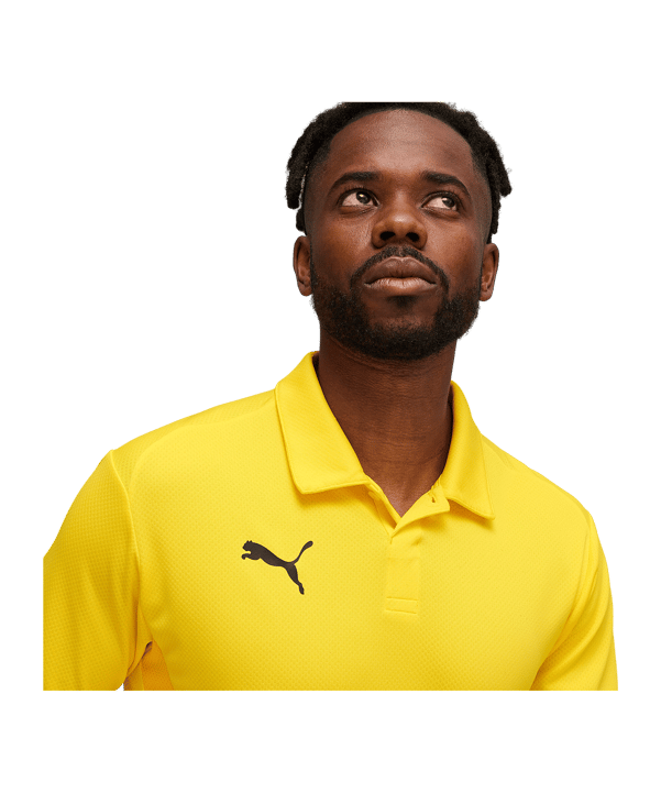 PUMA teamGOAL Polo Gelb F07 - gelb