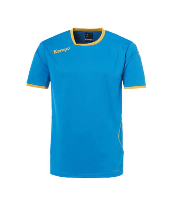 Kempa Curve Trikot T-Shirt Blau Gold F03 - blau