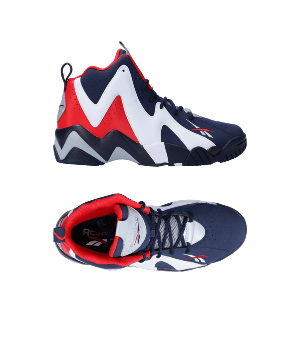 Reebok Kamikaze II High Blau Weiss Rot - blau