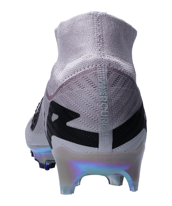 Nike Mercurial Superfly IX Elite FG Rising Gem Grau Schwarz F001 - grau