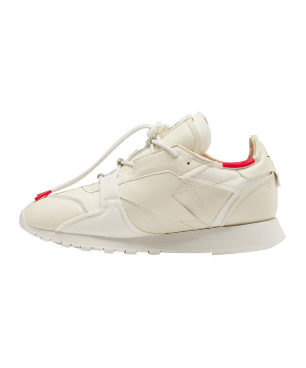 Reebok Classic Vegan Beige Rot Schwarz Laufschuh - beige
