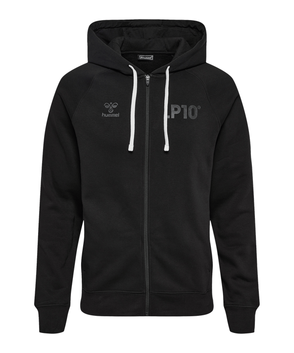 Hummel LP10 Cotton Hoody Schwarz F2001 - schwarz