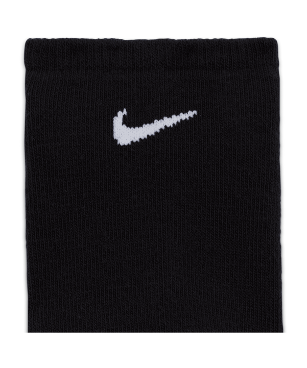 Nike 3er Pack Socken Füsslinge Sneaker F001 - schwarz