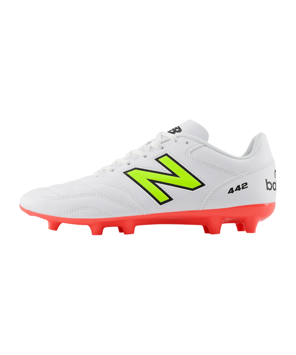 New Balance 442 Academy V2 FG Flash Point Weiss FIB2 - weiss