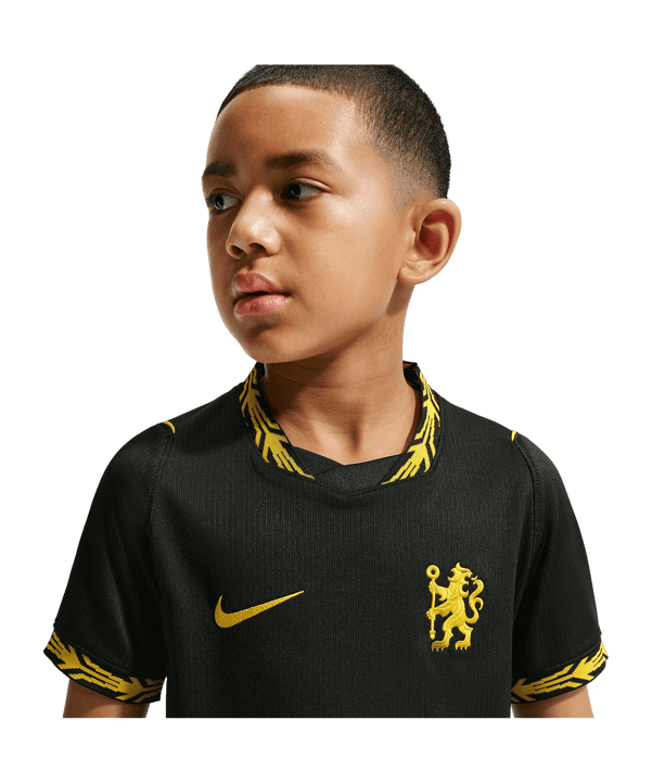 Nike FC Chelsea Londres Maillot Away 2026/2027 Enfants Noir C011 - noir