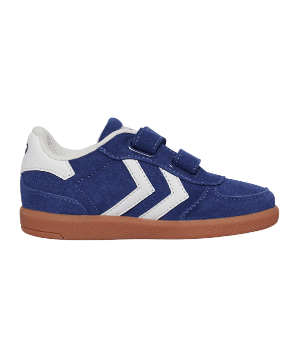 Hummel Victory Suede II Sneaker Kids Blau F7149 - blau