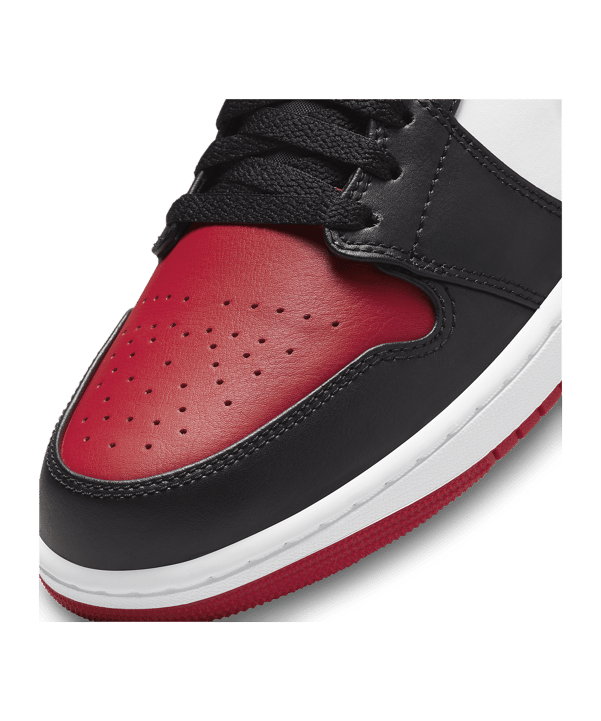 Jordan Air 1 Low Rot Weiss Schwarz F612 - rot