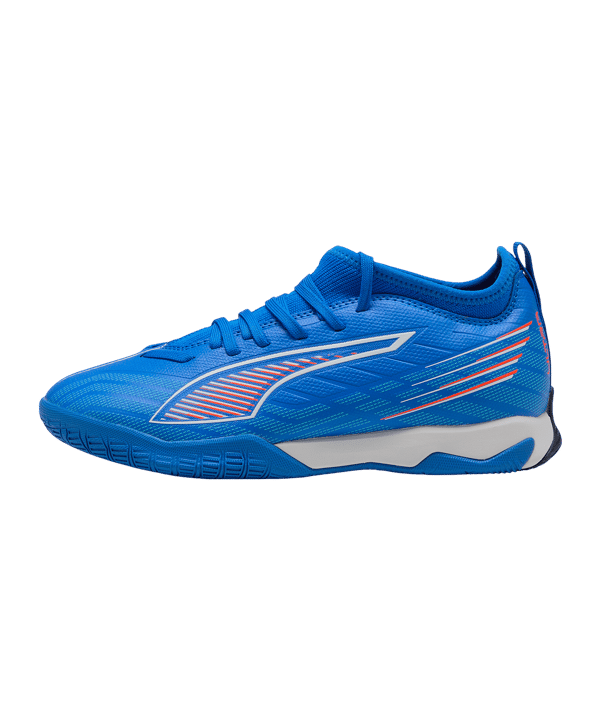 PUMA ULTRA 6 Match Mid IN Untamed Kids Blau F01