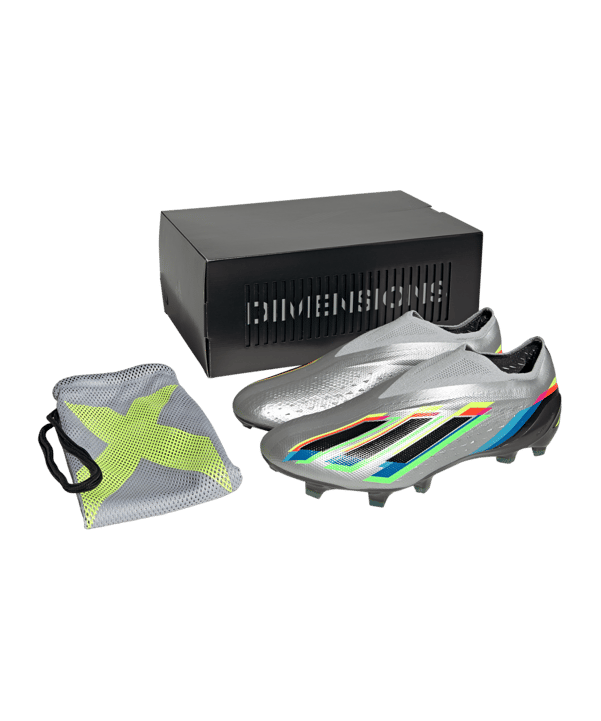 adidas X Speedportal+ FG Beyond Fast Silber Schwarz Gelb - silber