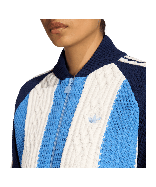 adidas Originals Archive Cutline Track Jacke Damen Blau - blau